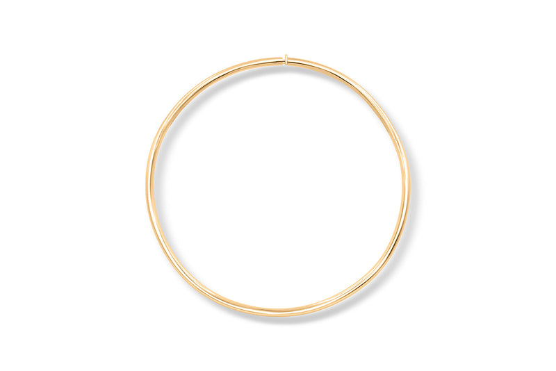 Gold Coast Tube Collar 18K Italian Gold Handmade approx. 15.5" Hallow inside. Made to add all types of embellishments