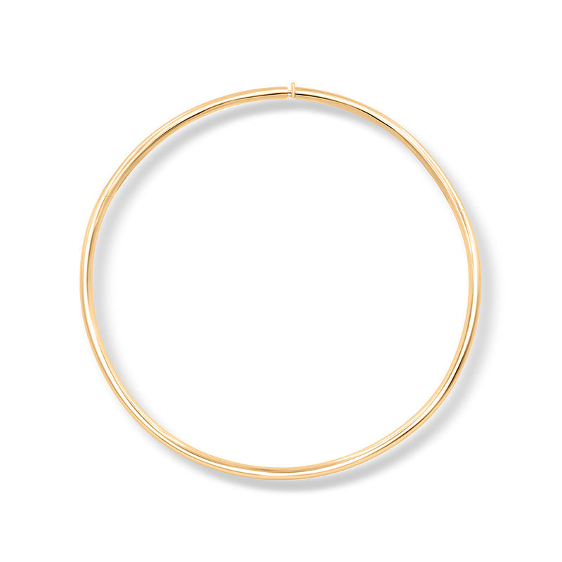 Gold Coast Tube Collar 18K Italian Gold Handmade approx. 15.5" Hallow inside. Made to add all types of embellishments