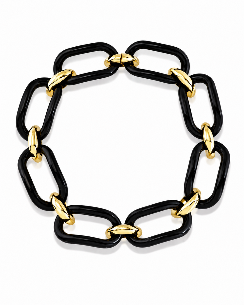 Woods Ebony & Gold Collar