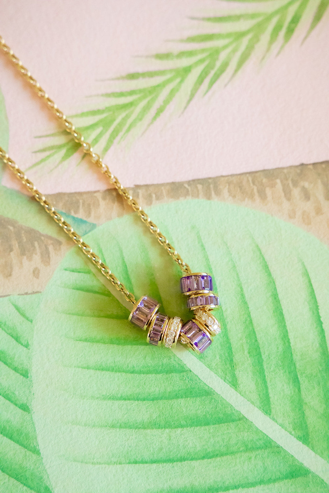 Amethyst Rondelles