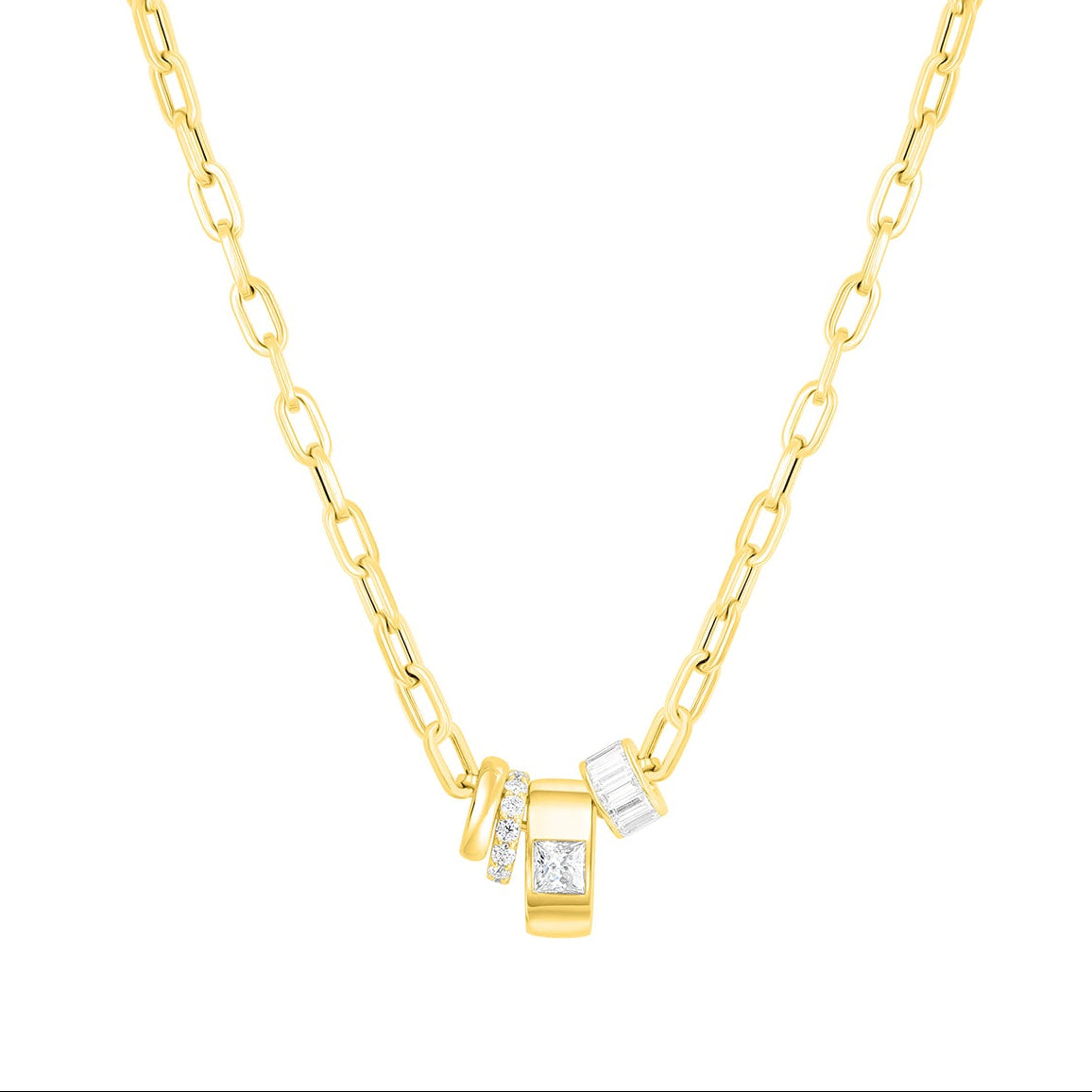 Lab grown glider in 14K yellow gold to be worn on necklace or collar.  Made in Palm Beach Florida by jewelry design team Pelimingo Palm Beach