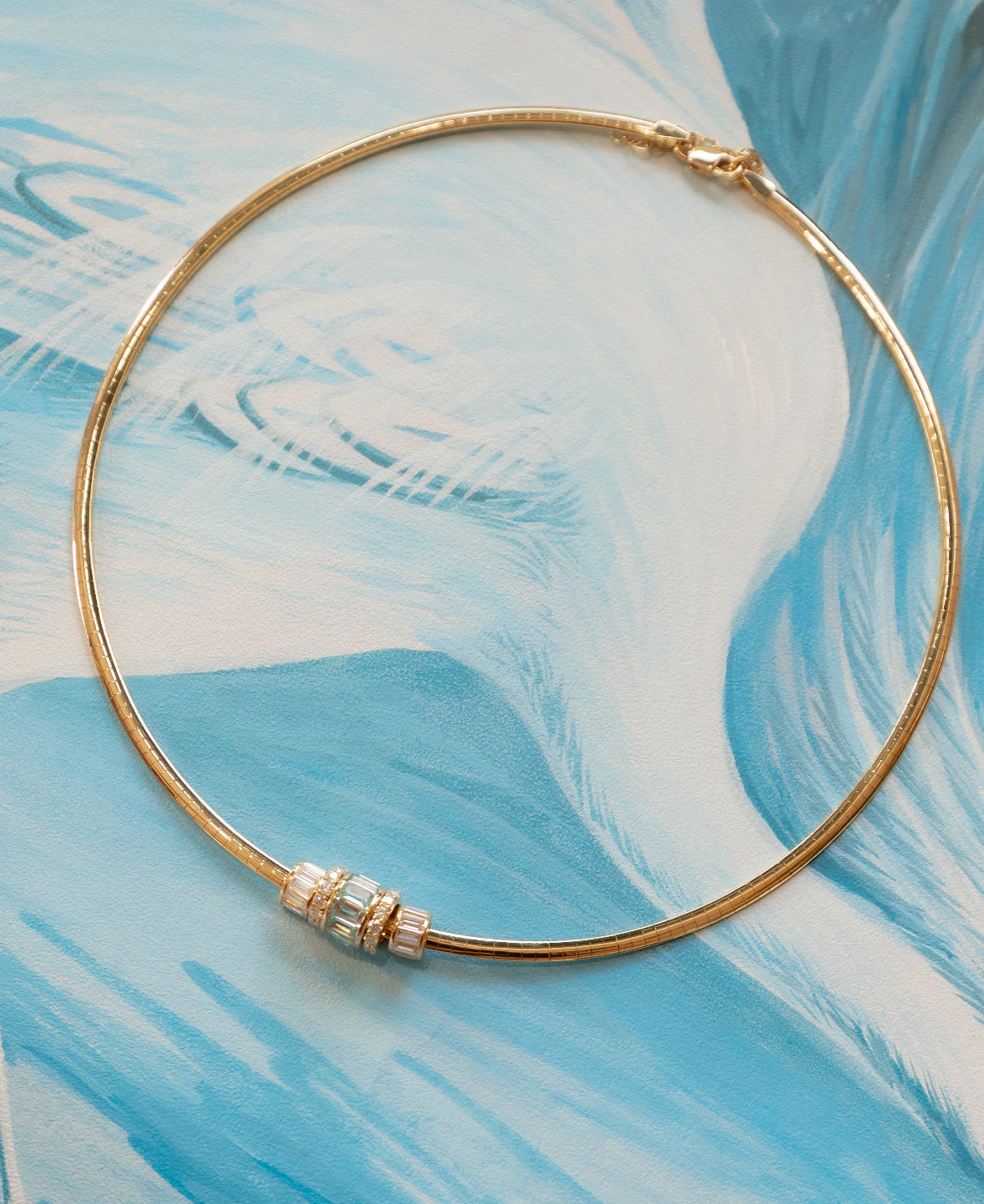 Diamond Rondelle Lab Grown set in 14K