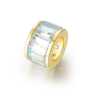 Light Blue Topaz Rondelles
