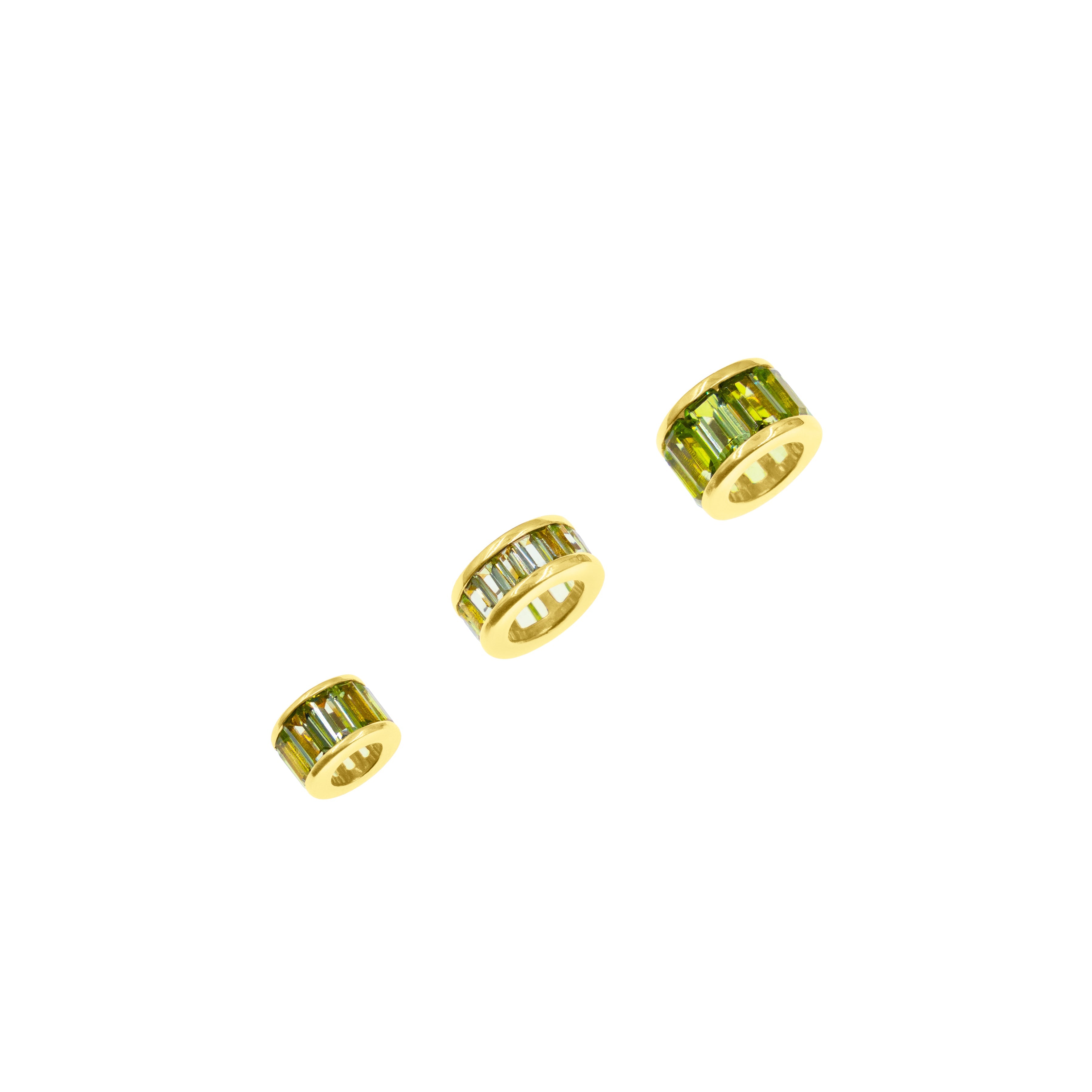 Peridot Rondelles